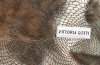 Kožené kabelka shopper bag Vittoria Gotti stříbrná V6141
